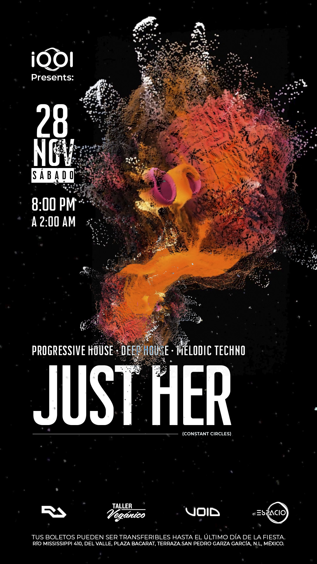 JUST HER - 28 de noviembre de 2026